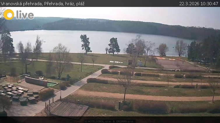 Vranovská přehrada - Přehrada, hráz, pláž - 22.3.2026 v 10:30