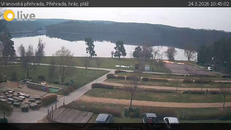 Vranovská přehrada - Přehrada, hráz, pláž - 24.3.2026 v 10:45
