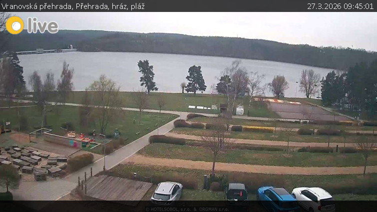 Vranovská přehrada - Přehrada, hráz, pláž - 27.3.2026 v 09:45