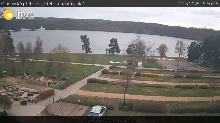 Vranovská přehrada - Přehrada, hráz, pláž - 27.3.2026 v 15:30