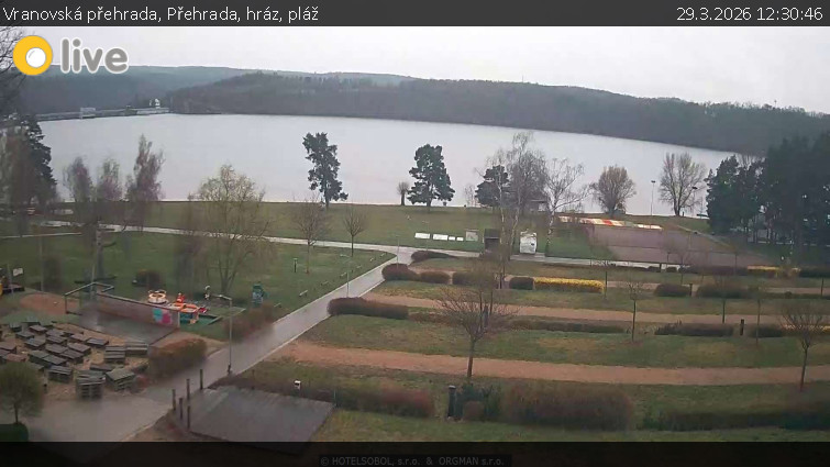 Vranovská přehrada - Přehrada, hráz, pláž - 29.3.2026 v 12:30
