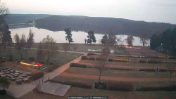 Přehrada, hráz, pláž