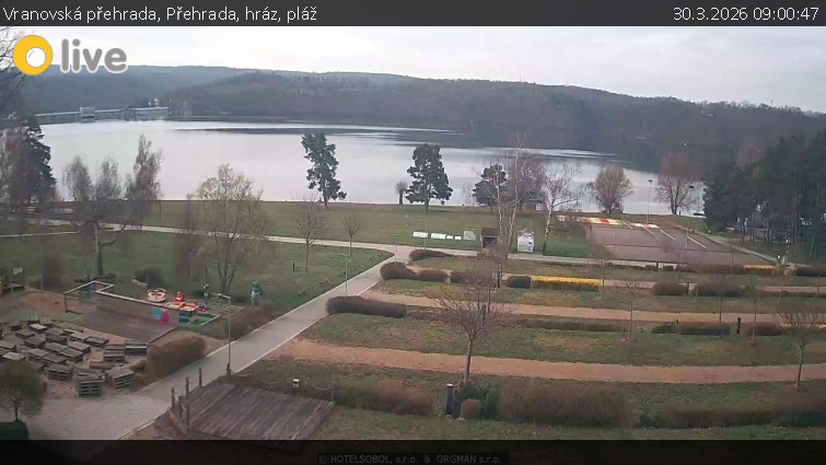 Vranovská přehrada - Přehrada, hráz, pláž - 30.3.2026 v 09:00