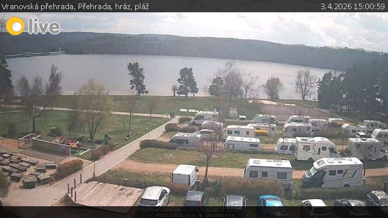 Vranovská přehrada - Přehrada, hráz, pláž - 3.4.2026 v 15:00