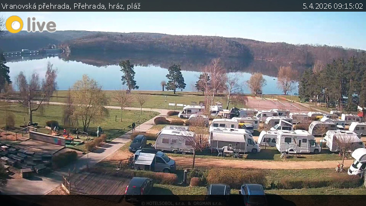 Vranovská přehrada - Přehrada, hráz, pláž - 5.4.2026 v 09:15