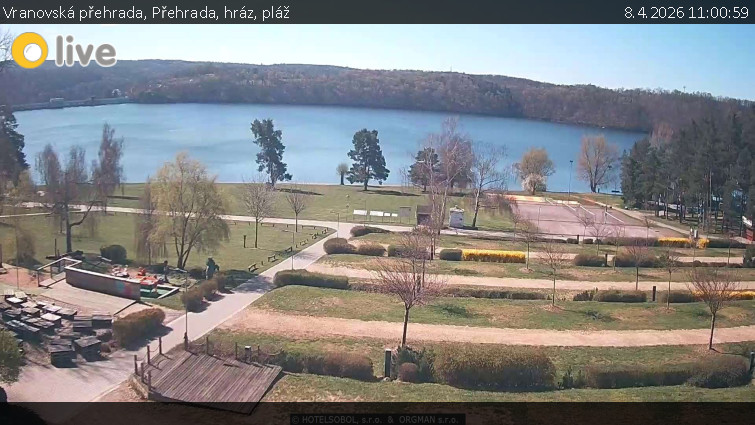 Vranovská přehrada - Přehrada, hráz, pláž - 8.4.2026 v 11:00