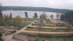 Přehrada, hráz, pláž