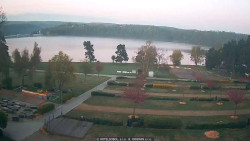 Přehrada, hráz, pláž