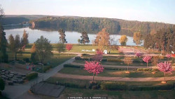 Přehrada, hráz, pláž