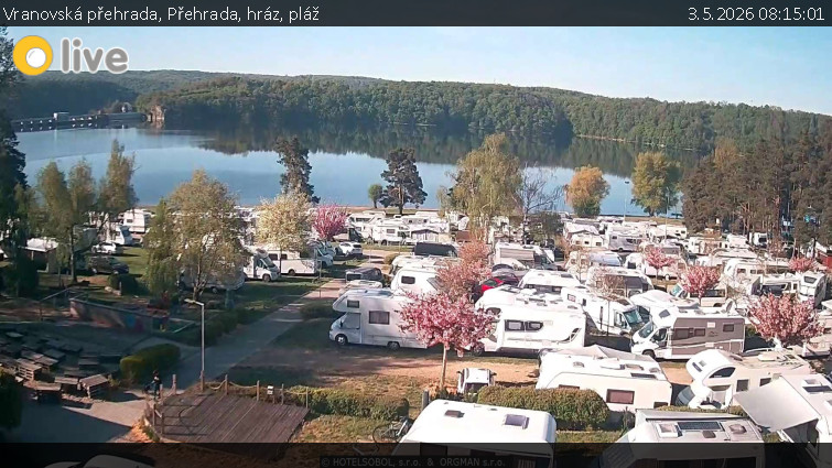 Vranovská přehrada - Přehrada, hráz, pláž - 3.5.2026 v 08:15