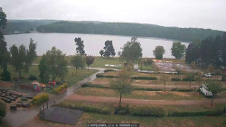 Přehrada, hráz, pláž