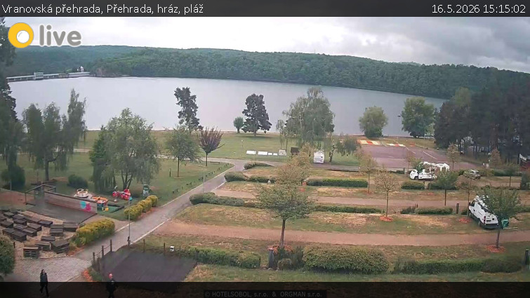 Vranovská přehrada - Přehrada, hráz, pláž - 16.5.2026 v 15:15