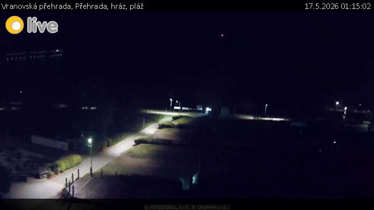 Vranovská přehrada - Přehrada, hráz, pláž - 17.5.2026 v 01:15