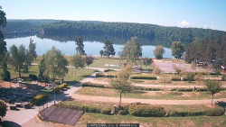 Přehrada, hráz, pláž