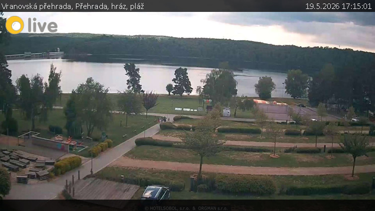 Vranovská přehrada - Přehrada, hráz, pláž - 19.5.2026 v 17:15