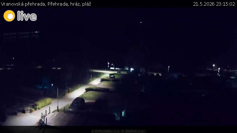 Vranovská přehrada - Přehrada, hráz, pláž - 21.5.2026 v 23:15