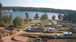 Přehrada, hráz, pláž