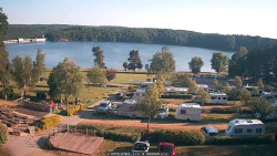 Přehrada, hráz, pláž