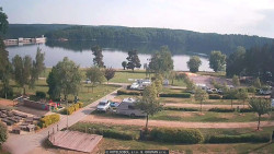 Přehrada, hráz, pláž