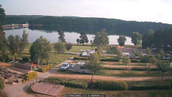 Přehrada, hráz, pláž