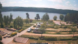 Přehrada, hráz, pláž