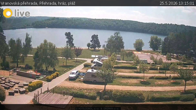 Vranovská přehrada - Přehrada, hráz, pláž - 25.5.2026 v 13:15