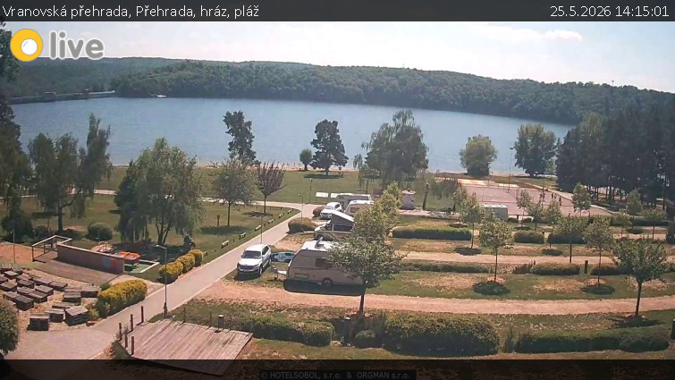 Vranovská přehrada - Přehrada, hráz, pláž - 25.5.2026 v 14:15