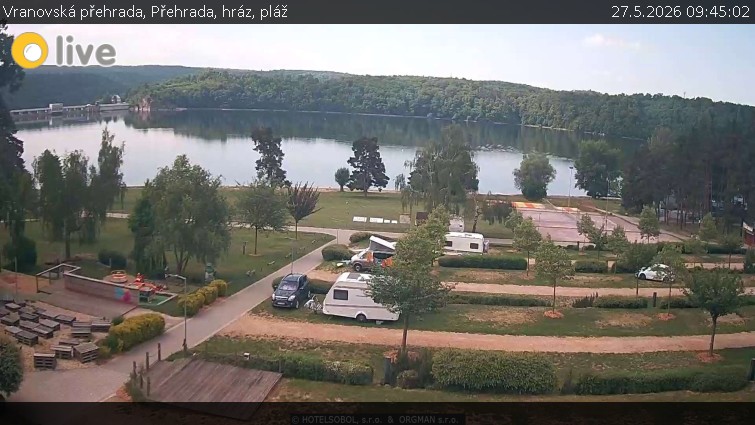 Vranovská přehrada - Přehrada, hráz, pláž - 27.5.2026 v 09:45