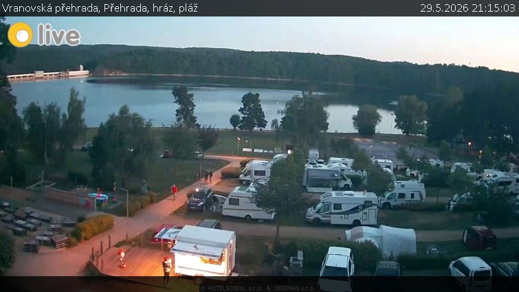Vranovská přehrada - Přehrada, hráz, pláž - 29.5.2026 v 21:15