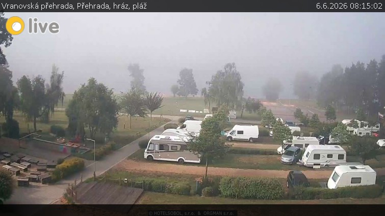 Vranovská přehrada - Přehrada, hráz, pláž - 6.6.2026 v 08:15