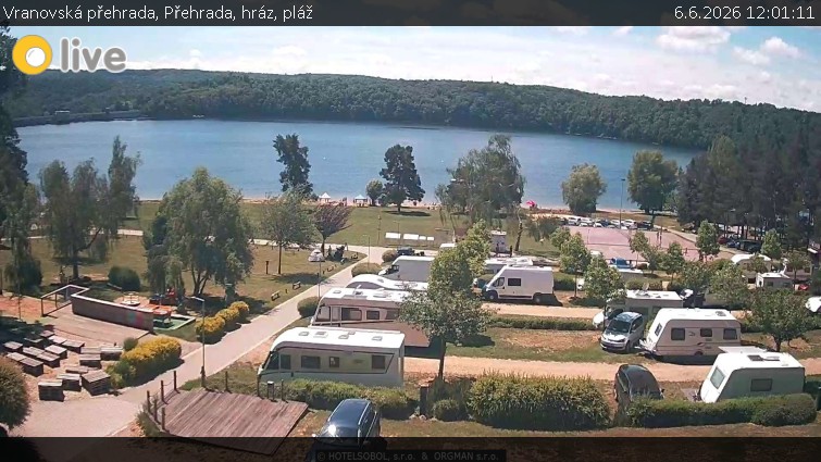 Vranovská přehrada - Přehrada, hráz, pláž - 6.6.2026 v 12:01
