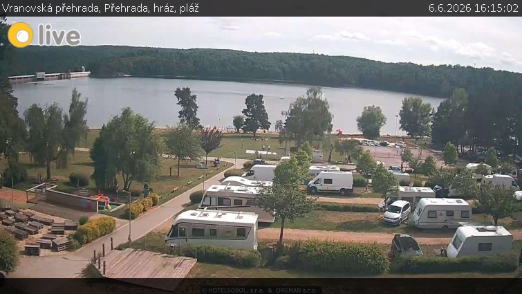 Vranovská přehrada - Přehrada, hráz, pláž - 6.6.2026 v 16:15