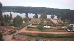 Přehrada, hráz, pláž