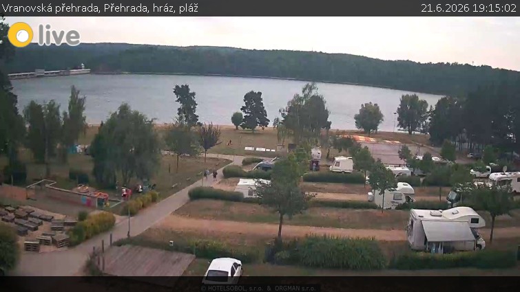 Vranovská přehrada - Přehrada, hráz, pláž - 21.6.2026 v 19:15