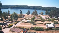 Přehrada, hráz, pláž