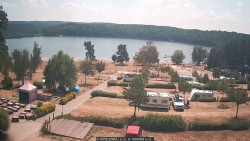 Přehrada, hráz, pláž