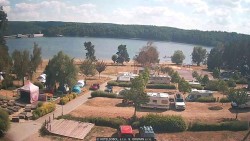 Přehrada, hráz, pláž