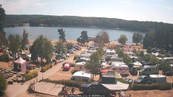 Přehrada, hráz, pláž