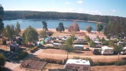 Přehrada, hráz, pláž
