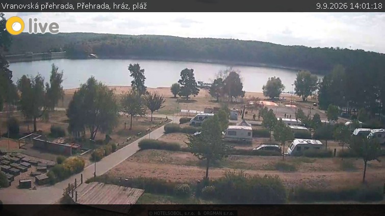 Vranovská přehrada - Přehrada, hráz, pláž - 9.9.2026 v 14:01