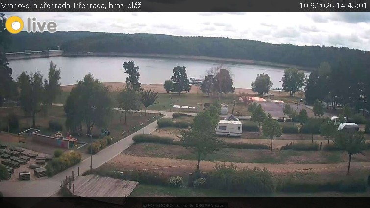 Vranovská přehrada - Přehrada, hráz, pláž - 10.9.2026 v 14:45