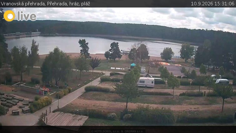 Vranovská přehrada - Přehrada, hráz, pláž - 10.9.2026 v 15:31