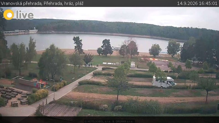 Vranovská přehrada - Přehrada, hráz, pláž - 14.9.2026 v 16:45