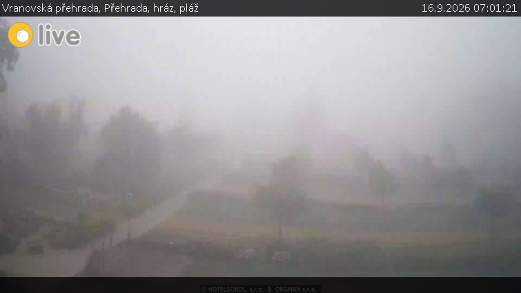 Vranovská přehrada - Přehrada, hráz, pláž - 16.9.2026 v 07:01