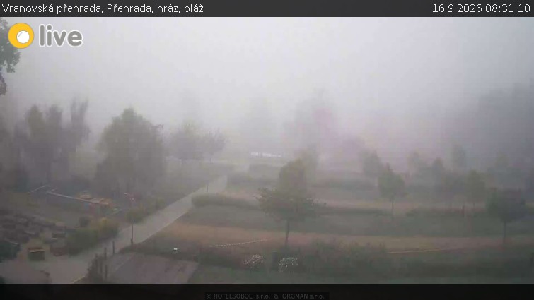 Vranovská přehrada - Přehrada, hráz, pláž - 16.9.2026 v 08:31