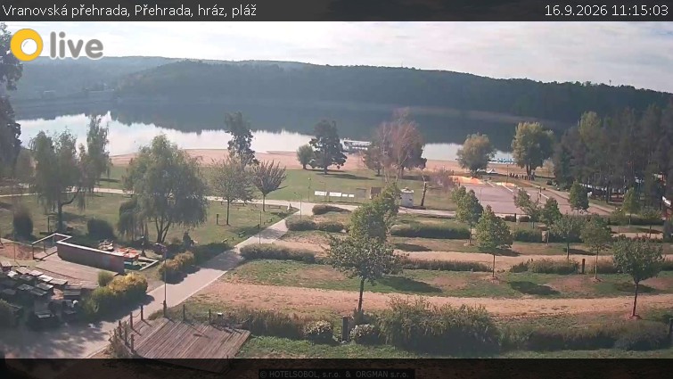 Vranovská přehrada - Přehrada, hráz, pláž - 16.9.2026 v 11:15