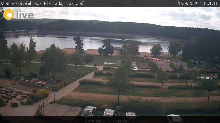 Vranovská přehrada - Přehrada, hráz, pláž - 19.9.2026 v 14:01