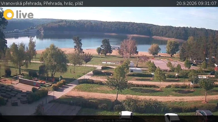 Vranovská přehrada - Přehrada, hráz, pláž - 20.9.2026 v 09:31