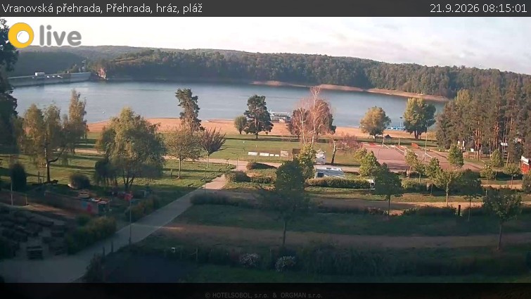Vranovská přehrada - Přehrada, hráz, pláž - 21.9.2026 v 08:15