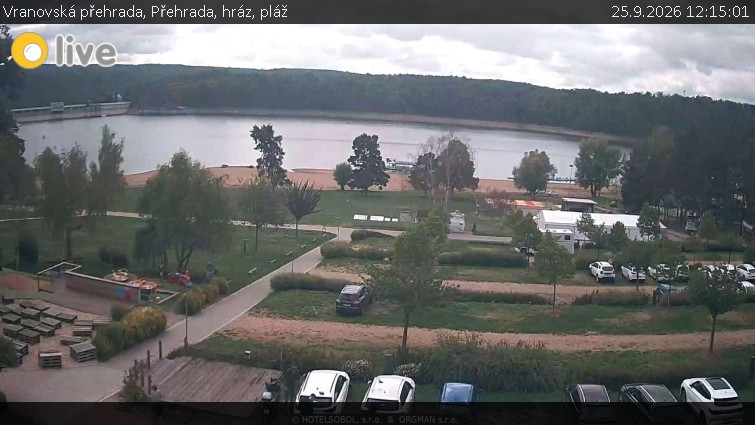 Vranovská přehrada - Přehrada, hráz, pláž - 25.9.2026 v 12:15